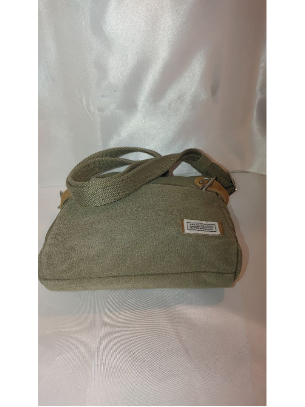 Travelon Anti-Theft Heritage RFID Crossbody Bag in Sage - Picture 6 of 12